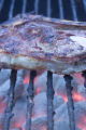Grilled steak.