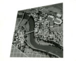 Campus Views. Minneapolis Campus. Architects Model of West Bank expansion