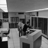 People working in the Computer Center at UMD