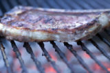 Grilled steak.