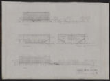 Fargo Civic Center: South Elevation, West Elevation, and Sections: Sheet 5