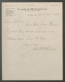 Letter to Johnny, from John B. McCormack,  October 20, 1908