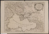 Carte des environs de la Mer Noire oú se trouvent l'Ukrayne, la Petite Tartarie et les confins de la Russie Européen, et de la Turquie