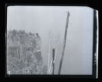 Duck hawk cliff projecting into Lake Superior, North Shore