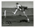 Dave Odegard hurdling, Minneapolis, Minnesota