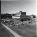 The construction of the Administration Building on the University of Minnesota Duluth campus, near completion