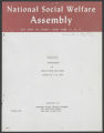 General and Administrative. Assemblies and Conferences. National Social Welfare Assembly, folder F, 1957-1961 (Box 31, Folder 17)