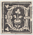 Detail from Album of initial capitals, 1500s-1737 (bulk 1500s), Volume 1, Page 50, Line 3, Item 06, C