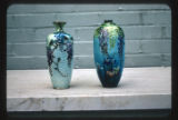 Chinese cloisonne vases