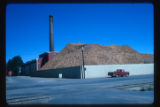 Corvallis Sawdust pile at heating plant of Oregon State University.