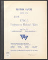 Youth in Government. Youth and Government - Southern Area - YMCA Conference on National Affairs, folder A, 1971 (Box 30, Folder 18)