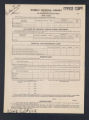 Publications. Pamphlets. Weekly Venereal Report. (Box 170, Folder 07)
