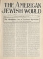The American Jewish World, Volume 8, Number 20, January 16, 1920