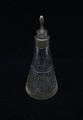 Glass and silver nursing bottle