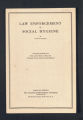 Publications. Pamphlets. Johnson, Bascom, "Law Enforcement in Social Hygiene."(Box 171, Folder 13)