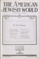 The American Jewish World, Volume 5, Number 1, April 13, 1917