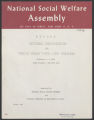 General and Administrative. Assemblies and Conferences. National Social Welfare Assembly, folder F, 1962-1968 (Box 31, Folder 24)
