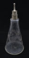 Glass and silver nursing bottle