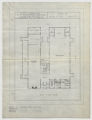 AEF-YMCA in the United Kingdom, building blueprints, 1918 (Box 141, Folder 4)