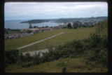 View of town from top of hill