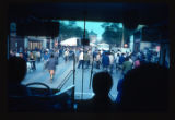 Tangle of rush hour bicycle traffic