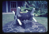 Old sugar cane press