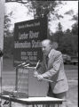 Speaker at the dedication of the Lester River Information Center