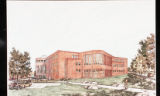 Concept drawing of Kathryn A. Martin Library