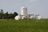 Tornado damage near Albert Lea, Minnesota.