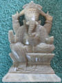 Carved soapstone Ganesh