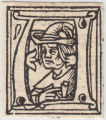 Detail from Album of initial capitals, 1500s-1737 (bulk 1500s), Volume 1, Page 51, Line 1, Item 02, A