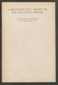 General and Administrative. Publications. William H. Kilpatrick - A Reconstructed Theory of the Educative Process, 1931 (Box 8, Folder 11)