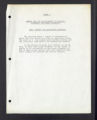 Commissions, Conferences, Councils and Symposia, 1952-2001. Commission on Critical Choices for Americans. Panel 1 - Energy and its Relationship to Ecology, Economics and World Stability. (Box 24, Folder 6)