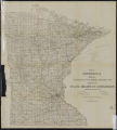 Map of Minnesota : showing status of state bridge construction