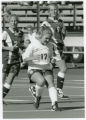 Action shot of 1997 UMD women's soccer player #17