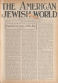 The American Jewish World, Volume 8, Number 43, July 2, 1920
