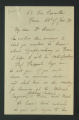 Letter from Roberto Prochet to Robert P. Harris, 1894