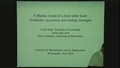 A Markov Model of a Limit Order Book: Thresholds, Recurrence, and Trading Strategies