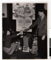 Hillel students at the University of Minnesota collecting canned goods, Minneapolis, Minnesota