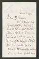 Letter from Alfred L. Galabin to Robert P. Harris, 1894