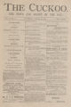The Cuckoo, Volume 01, Number 14, March 26, 1881