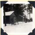 Cloquet Forest Experiment Station. View down east side of quadrangle of bunkhouse cabins