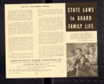 Publications. Pamphlets. State Laws to Guard Family Life. (Box 175, Folder 10)