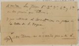 Family of Don José Gallego, Papers. Maria Gertrudis Diez y Alvarez.Testament and Related Documents. Small manuscript note.