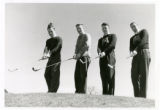 Men's Golf Team Members Spero Daltas, Neil Croonquist, Merle Gelten, Bill Cooper (left to right)