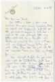 Letter from Janet Karon to her parents