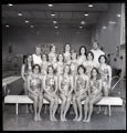 UMD 1977 women's swim team at the pool