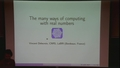 The many ways of computing with real numbers