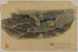 Guthrie Theater: Preliminary Sketch of Stage and House: Scheme B