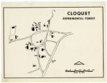 Cloquet Experimental Forest map, 1958